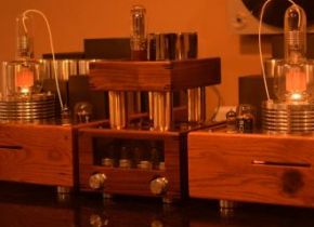 Custom made tube line pre-amplifier GE 6072 5687 MM