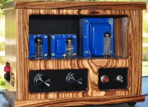Vacuum tube stereo amplifier